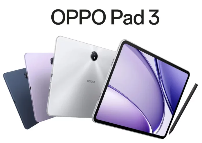 Teaser Oppo Pad 3 mengonfirmasi SoC Dimensity 8350 & opsi warna Ungu